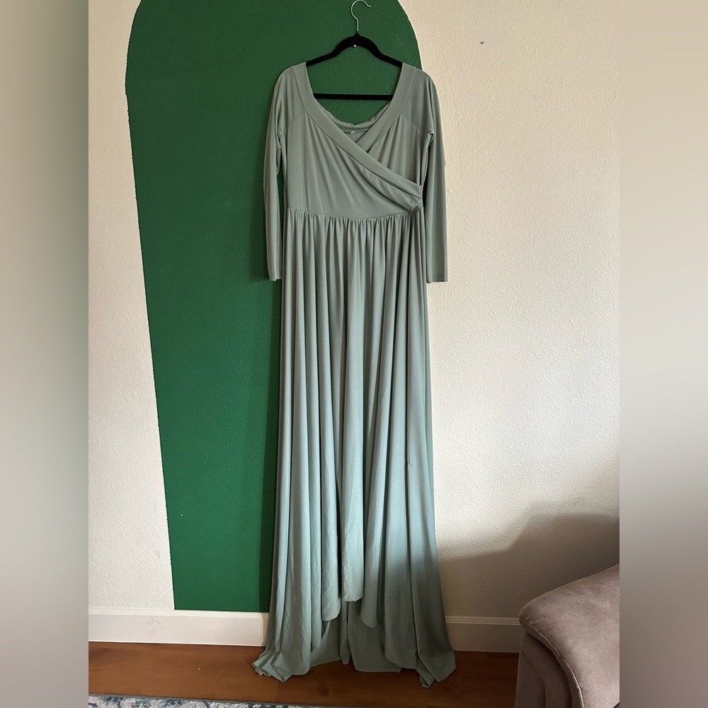 Maternity Off Shoulder Gown